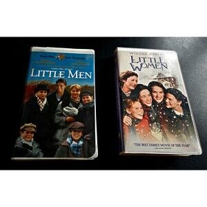Little Men and Little Women CHRISTMAS Classics. VHS Clamshell Cases. Family Fun!